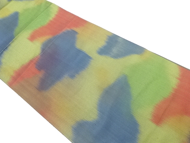 JAPANESE NAGOYA OBI / CHIKUZEN HAKATA / ABSTRACT